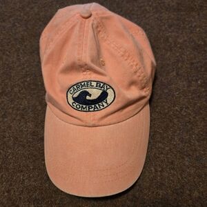Carmel Bay Company Hat By Adams Lught Pink Some Fading Adjustable Back